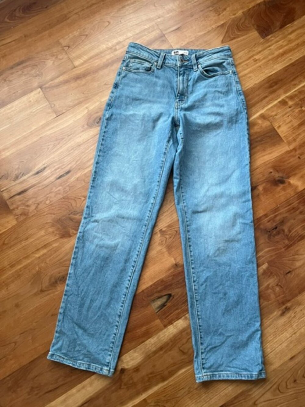 SO juniors high rise 90s straight jeans